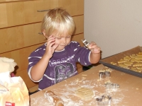 In der Weihnachtsbäckerei