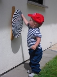 Bei Sonnenschein im Garten - wir konnten es kaum erwarten