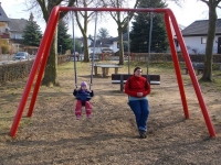 Wir waren auf dem Spielplatz