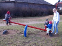 Wir waren auf dem Spielplatz