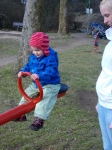 Wir waren auf dem Spielplatz