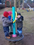 Wir waren auf dem Spielplatz
